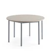 Pöytä BORÅS PLUS Ø1200x720 mm, saarnilaminaatti, hopeanharmaa