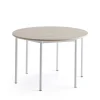Pöytä BORÅS PLUS Ø1200x760 mm, saarnilaminaatti, valkoinen