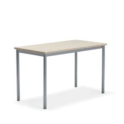 Pöytä BORÅS PLUS 1200x600x720 mm, saarnilaminaatti, hopeanharmaa