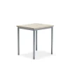 Pöytä BORÅS PLUS 700x600x720 mm, saarnilaminaatti, hopeanharmaa