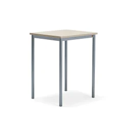 Pöytä BORÅS PLUS 700x600x900 mm, saarnilaminaatti, hopeanharmaa