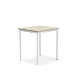 Pöytä BORÅS PLUS 700x600x720 mm, saarnilaminaatti, valkoinen