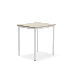 Pöytä BORÅS PLUS 700x600x760 mm, saarnilaminaatti, valkoinen
