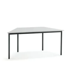 Pöytä BORÅS TRAPETS 1600x800x720 mm, harmaa laminaatti, antrasiitinharmaa