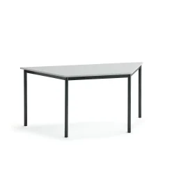 Pöytä BORÅS TRAPETS 1600x800x720 mm, harmaa laminaatti, antrasiitinharmaa