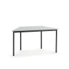Pöytä BORÅS TRAPETS 1200x600x720 mm, harmaa laminaatti, antrasiitinharmaa