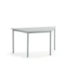 Pöytä BORÅS TRAPETS 1400x700x720 mm, harmaa laminaatti, hopeanharmaa