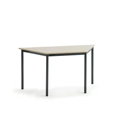 Pöytä BORÅS TRAPETS 1400x700x720 mm, koivulaminaatti, antrasiitinharmaa