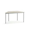 Pöytä BORÅS TRAPETS 1200x600x720 mm, koivulaminaatti, hopeanharmaa