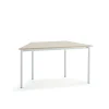 Pöytä BORÅS TRAPETS 1200x600x720 mm, koivulaminaatti, valkoinen