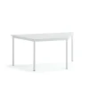 Pöytä BORÅS TRAPETS 1600x800x720 mm, valkoinen laminaatti, valkoinen