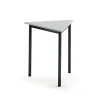 Pöytä BORÅS TRIANGEL 700x700x720 mm, harmaa laminaatti, antrasiitinharmaa