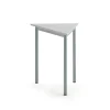 Pöytä BORÅS TRIANGEL 700x600x720 mm, harmaa laminaatti, hopeanharmaa