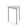 Pöytä BORÅS TRIANGEL 700x700x720 mm, harmaa laminaatti, hopeanharmaa