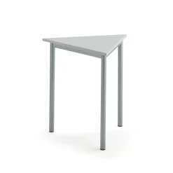 Pöytä BORÅS TRIANGEL 700x700x720 mm, harmaa laminaatti, hopeanharmaa