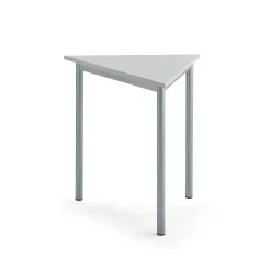 Pöytä BORÅS TRIANGEL 800x700x720 mm, harmaa laminaatti, hopeanharmaa