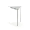 Pöytä BORÅS TRIANGEL 700x600x720 mm, harmaa laminaatti, valkoinen