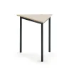 Pöytä BORÅS TRIANGEL 800x700x720 mm, koivulaminaatti, antrasiitinharmaa
