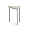 Pöytä BORÅS TRIANGEL 700x600x720 mm, koivulaminaatti, hopeanharmaa