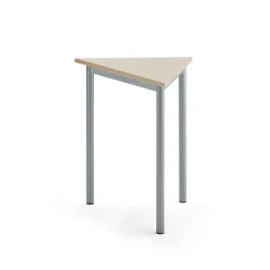 Pöytä BORÅS TRIANGEL 700x600x720 mm, koivulaminaatti, hopeanharmaa