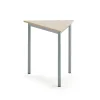Pöytä BORÅS TRIANGEL 800x700x720 mm, koivulaminaatti, hopeanharmaa