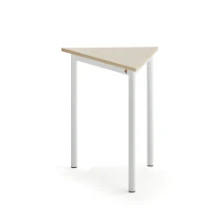 Pöytä BORÅS TRIANGEL 700x600x720 mm, koivulaminaatti, valkoinen