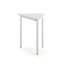 Pöytä BORÅS TRIANGEL 700x600x720 mm, valkoinen laminaatti, valkoinen