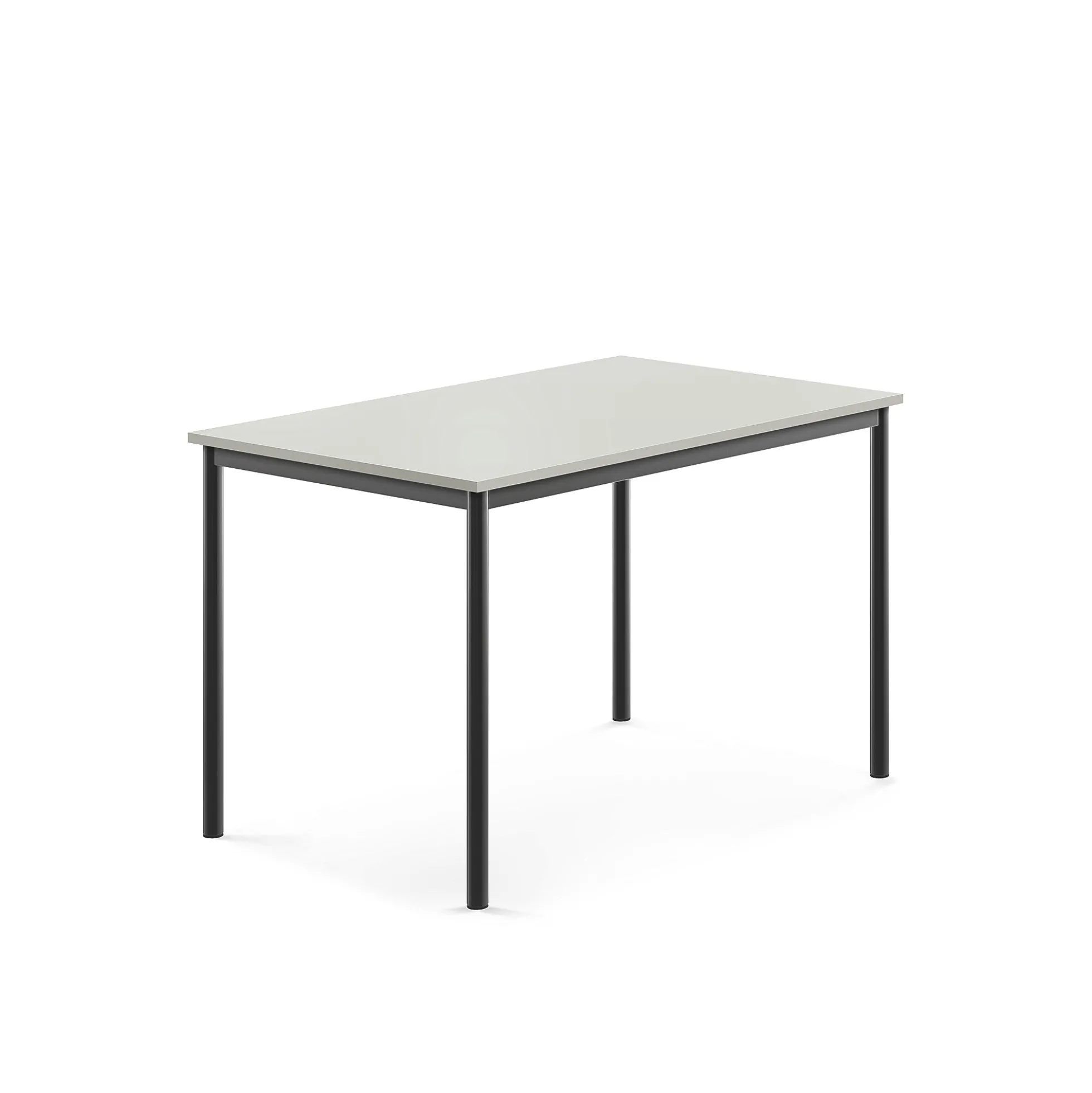 Pöytä BORÅS 1200x800x760 mm, harmaa laminaatti, antrasiitinharmaa