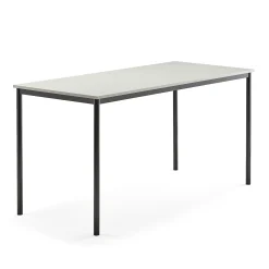 Pöytä BORÅS 1800x800x900 mm, harmaa laminaatti, antrasiitinharmaa