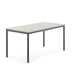 Pöytä BORÅS 1600x800x720 mm, harmaa laminaatti, antrasiitinharmaa