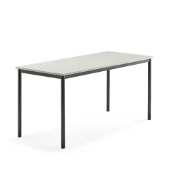Pöytä BORÅS 1600x700x760 mm, harmaa laminaatti, antrasiitinharmaa