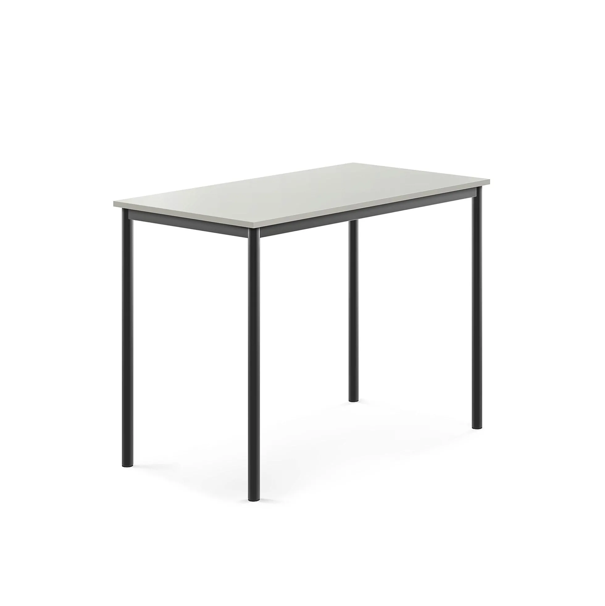 Pöytä BORÅS 1200x700x900 mm, harmaa laminaatti, antrasiitinharmaa