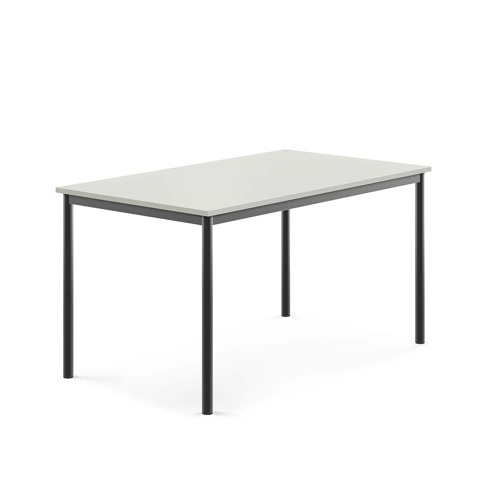 Pöytä BORÅS 1400x800x720 mm, harmaa laminaatti, antrasiitinharmaa