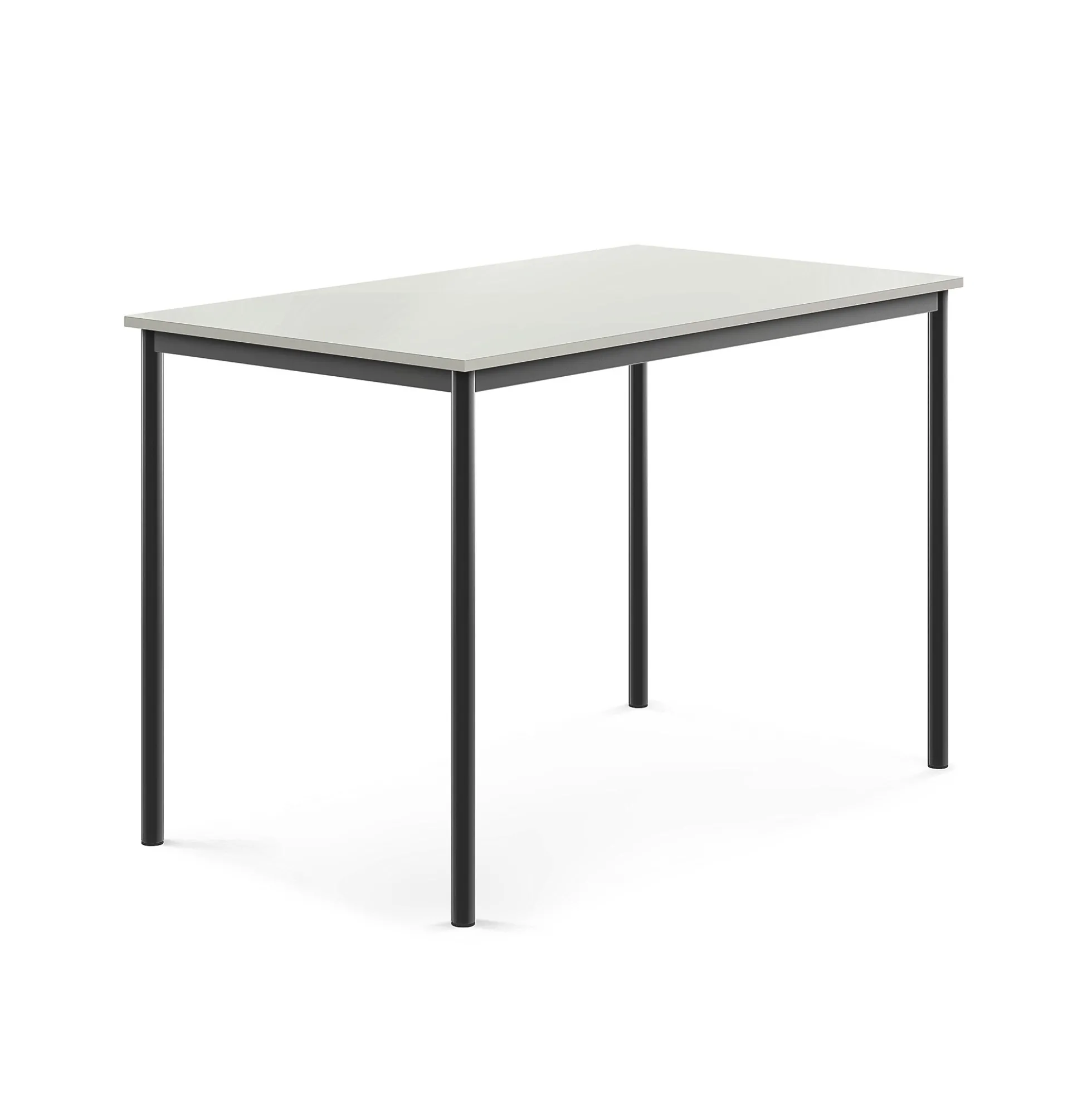 Pöytä BORÅS 1400x800x900 mm, harmaa laminaatti, antrasiitinharmaa