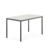 Pöytä BORÅS 1400x800x760 mm, harmaa laminaatti, antrasiitinharmaa