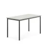 Pöytä BORÅS 1400x700x760 mm, harmaa laminaatti, antrasiitinharmaa