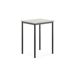 Pöytä BORÅS 700x600x900 mm, harmaa laminaatti, antrasiitinharmaa