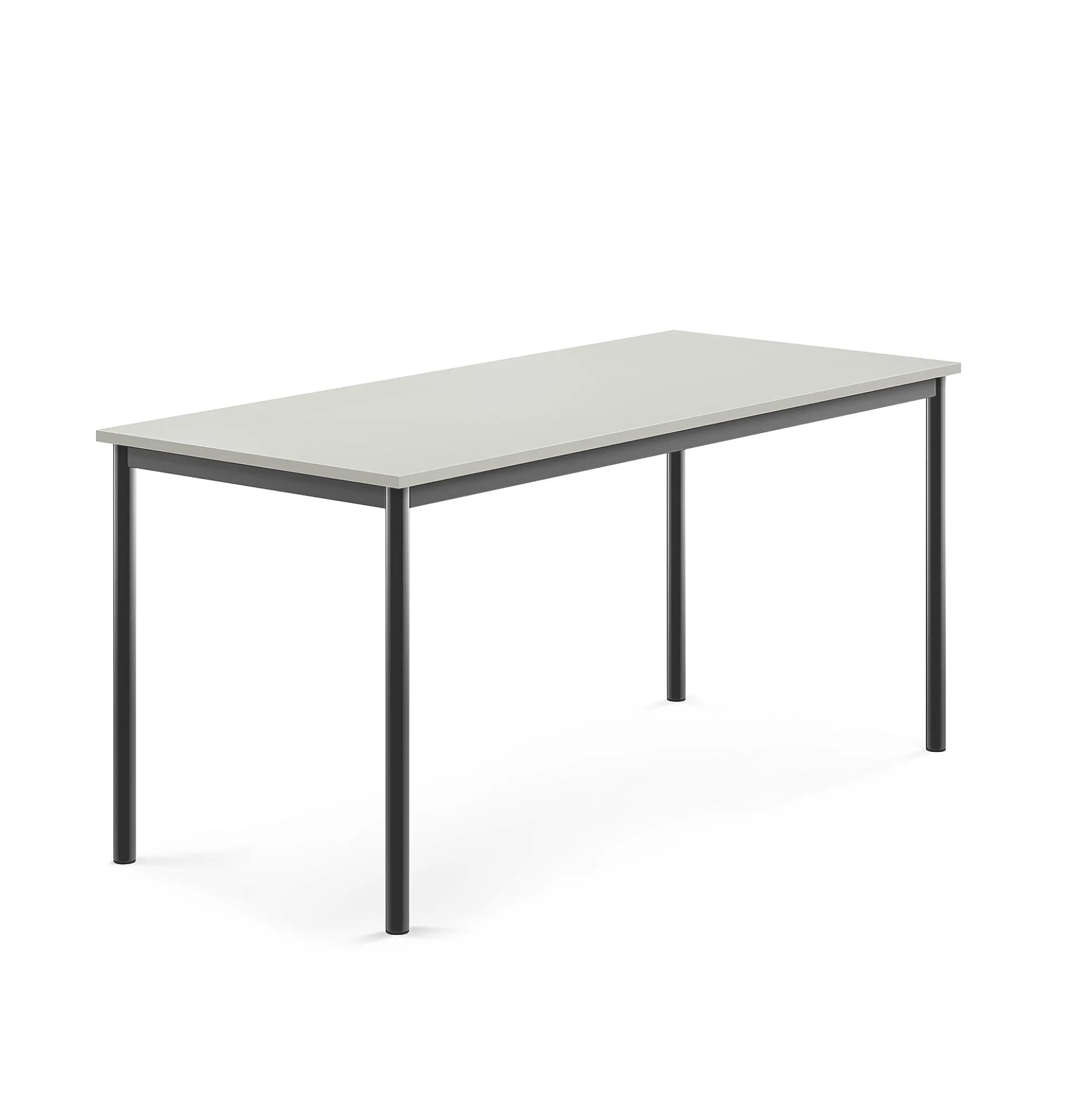 Pöytä BORÅS 1600x700x720 mm, harmaa laminaatti, antrasiitinharmaa