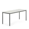 Pöytä BORÅS 1800x700x760 mm, harmaa laminaatti, antrasiitinharmaa