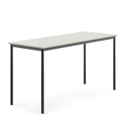 Pöytä BORÅS 1800x700x900 mm, harmaa laminaatti, antrasiitinharmaa