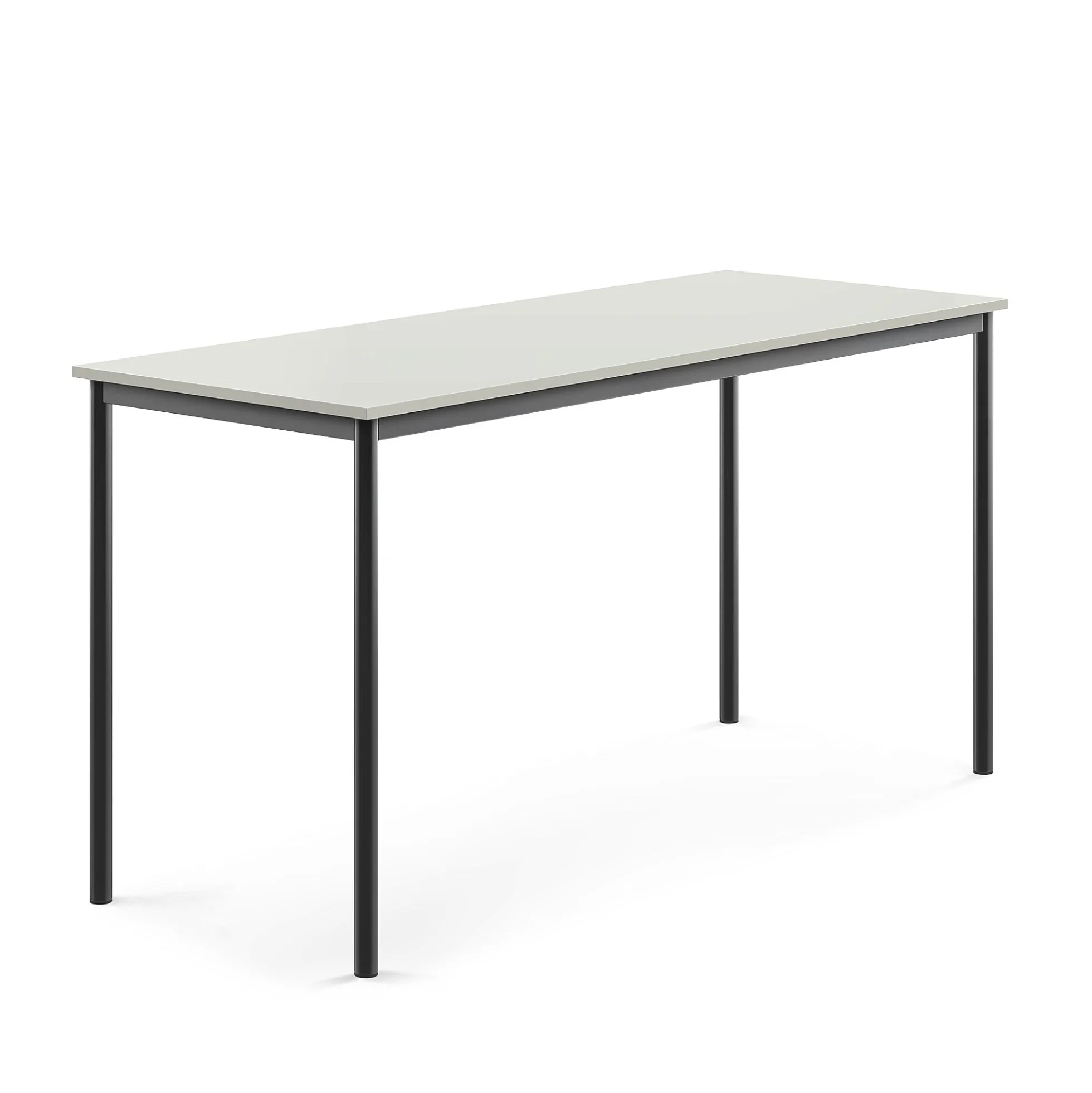 Pöytä BORÅS 1800x700x900 mm, harmaa laminaatti, antrasiitinharmaa