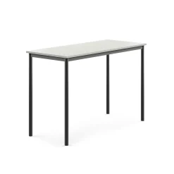 Pöytä BORÅS 1400x600x900 mm, harmaa laminaatti, antrasiitinharmaa