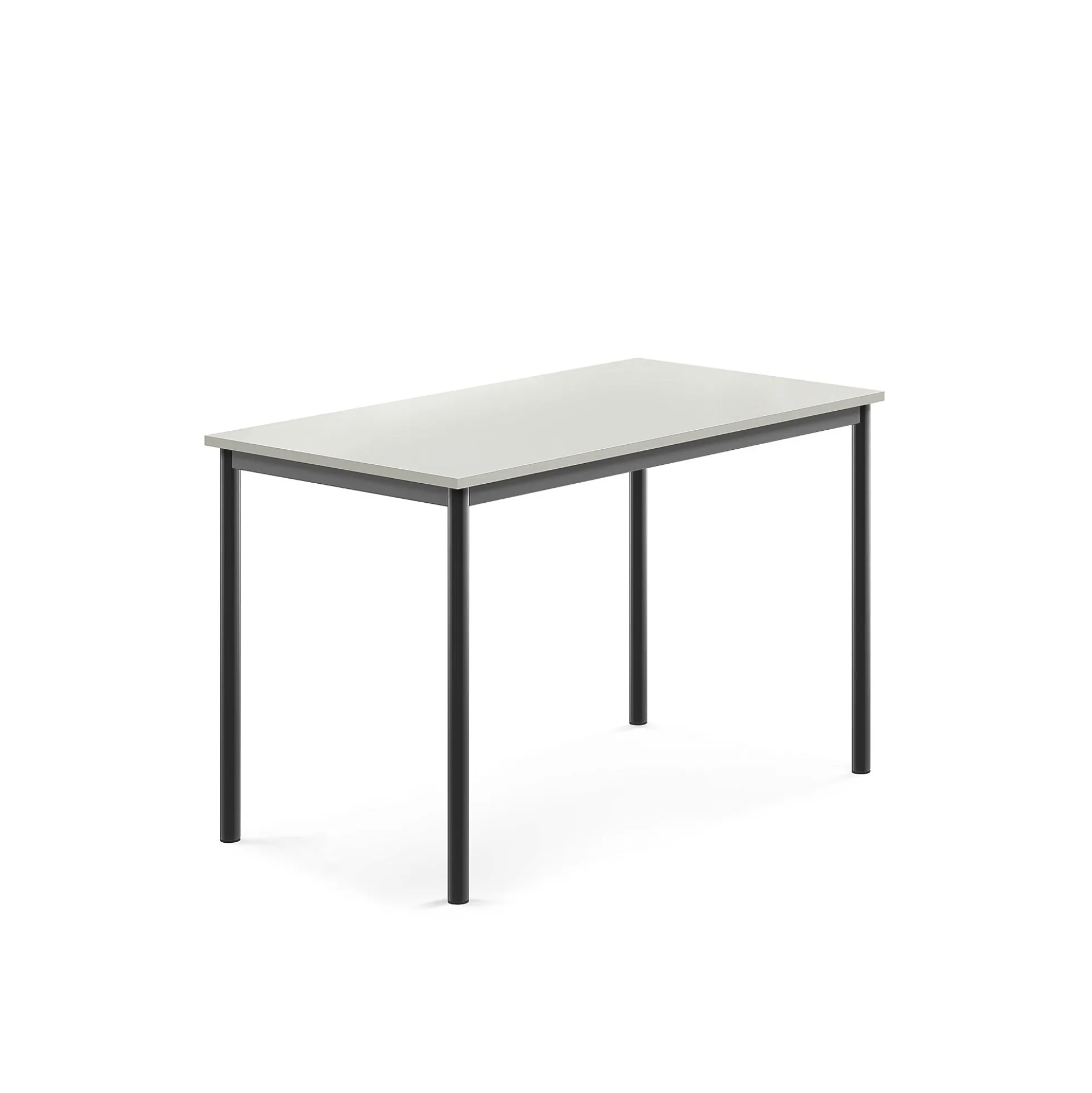 Pöytä BORÅS 1200x700x760 mm, harmaa laminaatti, antrasiitinharmaa