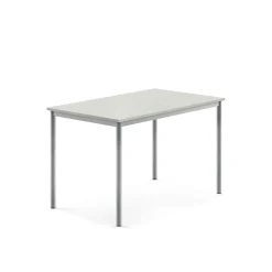 Pöytä BORÅS 1200x800x760 mm, harmaa laminaatti, hopeanharmaa