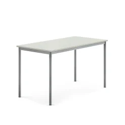 Pöytä BORÅS 1400x700x760 mm, harmaa laminaatti, hopeanharmaa
