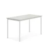 Pöytä BORÅS 1400x700x760 mm, harmaa laminaatti, valkoinen
