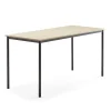 Pöytä BORÅS 1800x800x900 mm, koivulaminaatti, antrasiitinharmaa