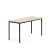 Pöytä BORÅS 1400x600x720 mm, koivulaminaatti, antrasiitinharmaa