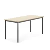 Pöytä BORÅS 1600x700x720 mm, koivulaminaatti, antrasiitinharmaa