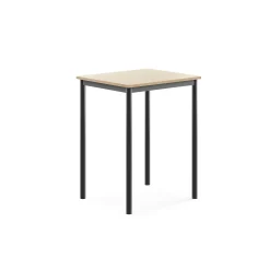 Pöytä BORÅS 700x600x900 mm, koivulaminaatti, antrasiitinharmaa